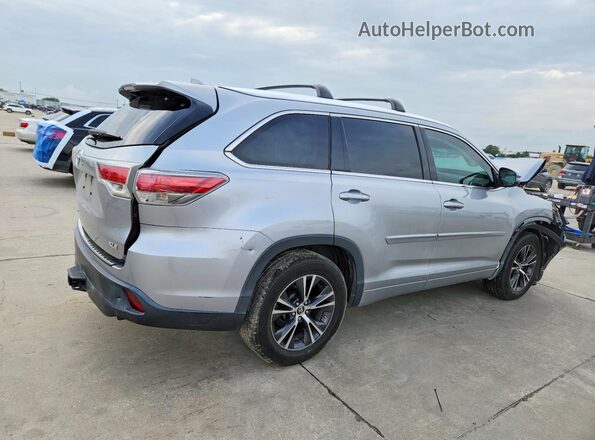5TDKKRFH6GS140999 2016 TOYOTA HIGHLANDER Серебряный Задняя правая четверть