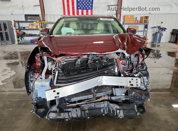 5TDKKRFH6GS159942 2016 TOYOTA HIGHLANDER Burgundy Front view
