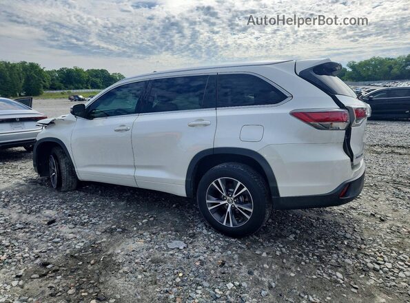 5TDKKRFH6GS176174 2016 TOYOTA HIGHLANDER White Հետևի ձախ