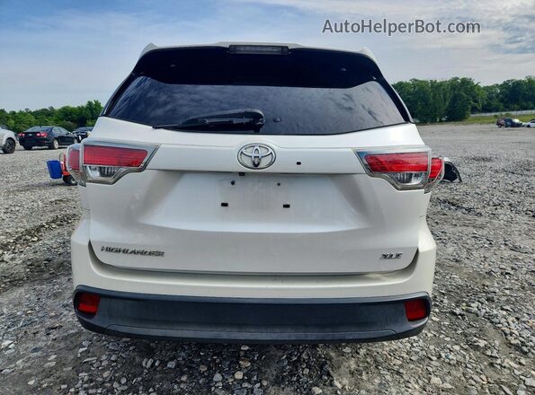 5TDKKRFH6GS176174 2016 TOYOTA HIGHLANDER White Հետևի տեսք