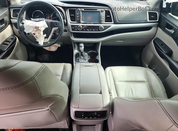 5TDKKRFH6GS176174 2016 TOYOTA HIGHLANDER White Առջևի վահանակի տեսք