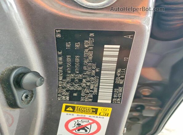 5TDKKRFH6GS503737 2016 TOYOTA HIGHLANDER Gray Շարժիչի բաժամունքի տեսք