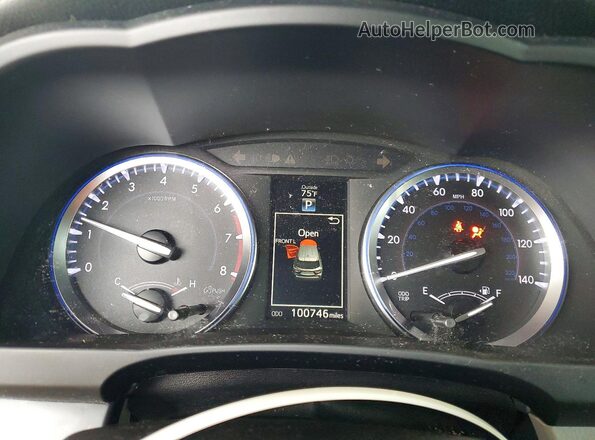 5TDKKRFH6GS503737 2016 TOYOTA HIGHLANDER Gray Սարքավորումների վահանակի տեսք