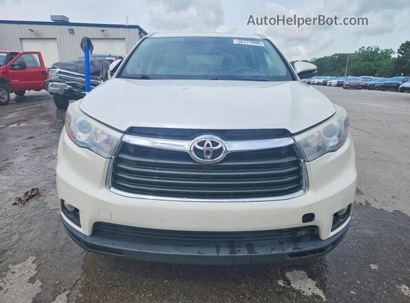 5TDKKRFH7GS157505 2016 TOYOTA HIGHLANDER Белый Вид спереди