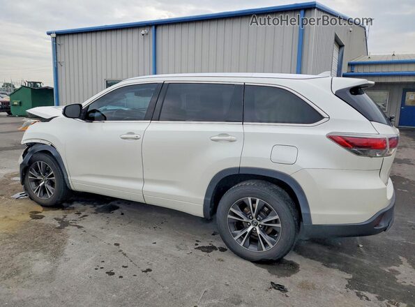 5TDKKRFH7GS185207 2016 TOYOTA HIGHLANDER White Rear left