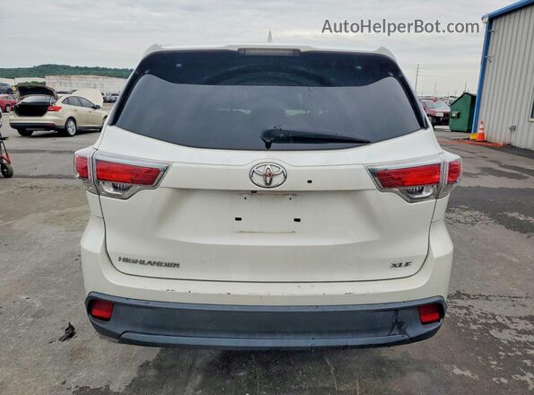 5TDKKRFH7GS185207 2016 TOYOTA HIGHLANDER White Rear view