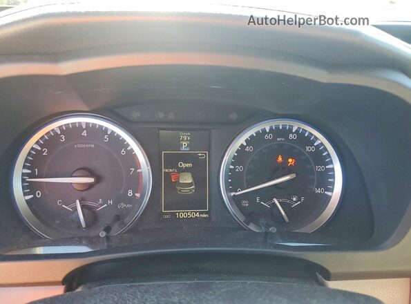 5TDKKRFH7GS504993 2016 TOYOTA HIGHLANDER Blue Vista del cuadro de instrumentos