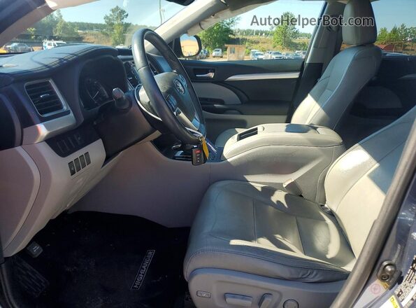 5TDKKRFH7GS504993 2016 TOYOTA HIGHLANDER Blue Vista interior delantera