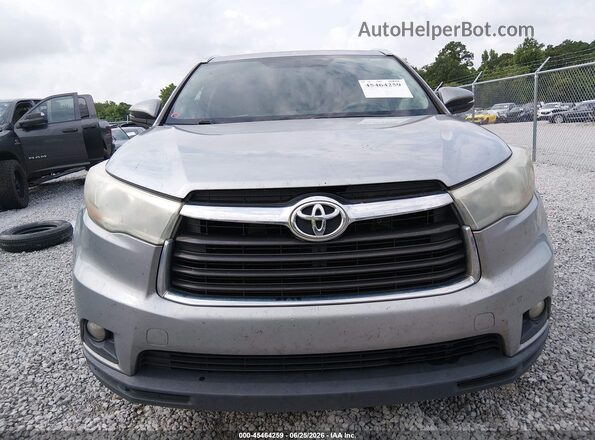 5TDKKRFH8GS124464 2016 TOYOTA HIGHLANDER Silver Вид панелі приладів