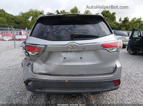 5TDKKRFH8GS124464 2016 TOYOTA HIGHLANDER Silver 