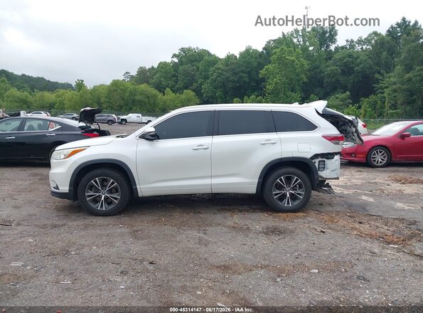 5TDKKRFH8GS171574 2016 TOYOTA HIGHLANDER White Սալոնի 360 աստիճան տեսք