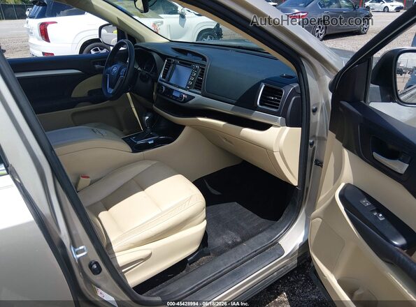 5TDKKRFH9GS152726 2016 TOYOTA HIGHLANDER Gray Вид салону спереду