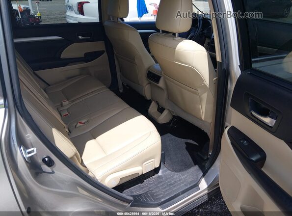 5TDKKRFH9GS152726 2016 TOYOTA HIGHLANDER Gray Вид наклейки з VIN-кодом