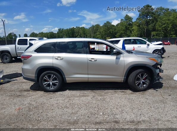 5TDKKRFH9GS152726 2016 TOYOTA HIGHLANDER Gray Панорамний вид салону 360°