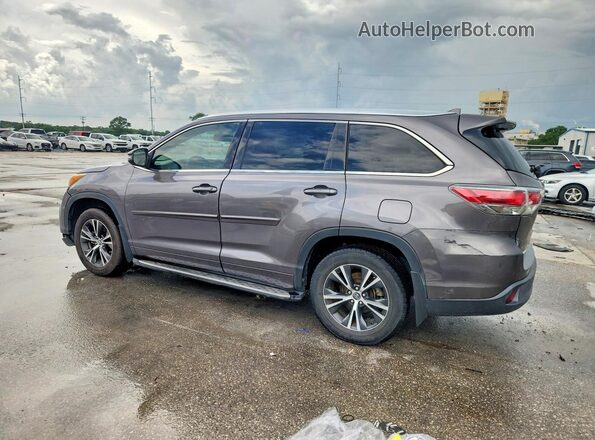 5TDKKRFHXGS173889 2016 TOYOTA HIGHLANDER Charcoal 