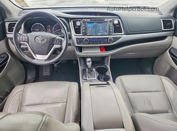 5TDKKRFHXGS173889 2016 TOYOTA HIGHLANDER Charcoal 