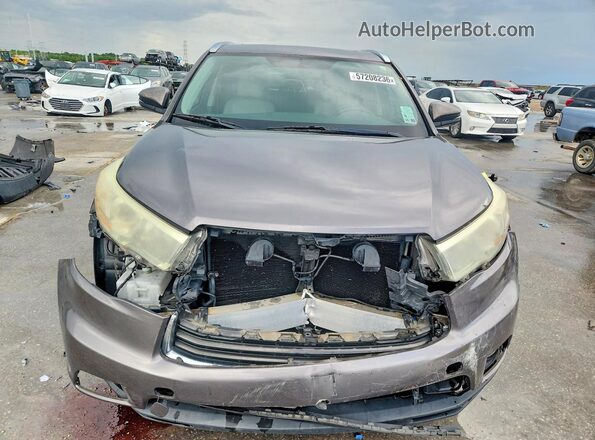 5TDKKRFHXGS173889 2016 TOYOTA HIGHLANDER Charcoal 
