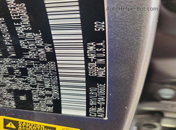 5TDKKRFHXGS173889 2016 TOYOTA HIGHLANDER Charcoal 