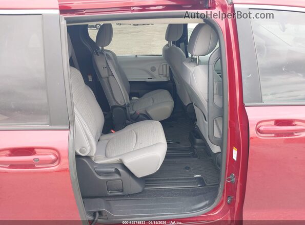 5TDKRKEC0SS248374 2025 TOYOTA SIENNA Red Вид наклейки з VIN-кодом