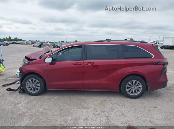 5TDKRKEC0SS248374 2025 TOYOTA SIENNA Red 