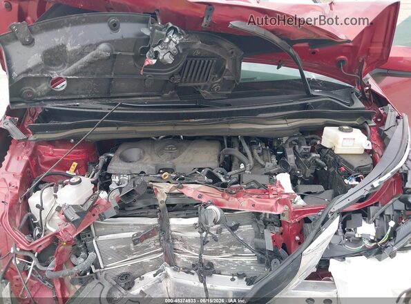 5TDKRKEC0SS248374 2025 TOYOTA SIENNA Red Вид ззаду