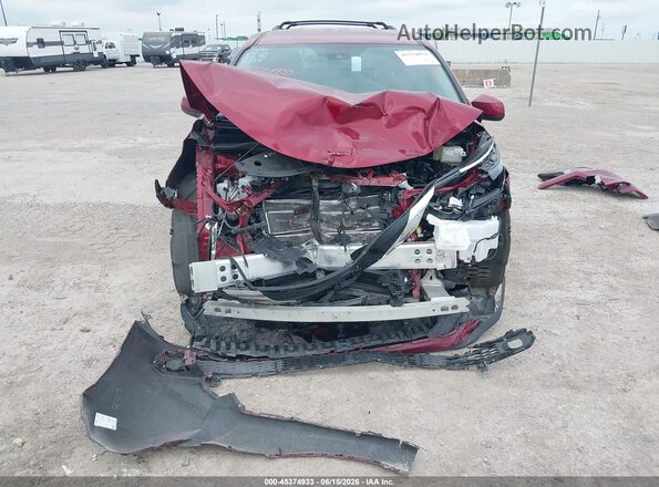 5TDKRKEC0SS248374 2025 TOYOTA SIENNA Red Вид задньої частини салону