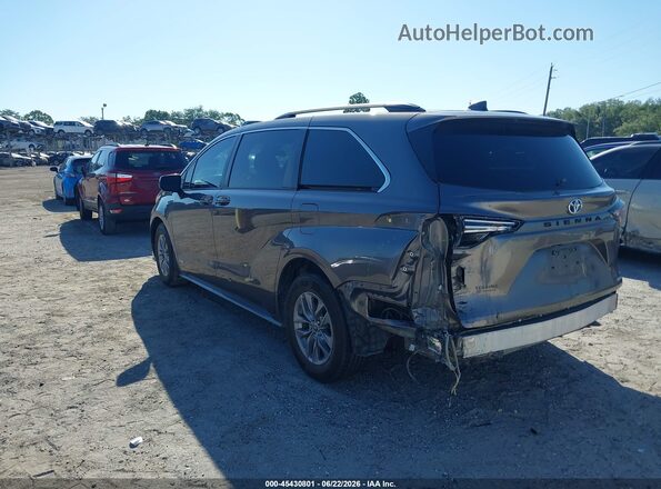 5TDKRKEC2MS033291 2021 TOYOTA SIENNA Gray Rear left