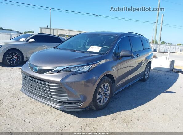 5TDKRKEC2MS033291 2021 TOYOTA SIENNA Gray Front left