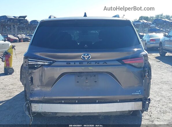5TDKRKEC2MS033291 2021 TOYOTA SIENNA Gray 