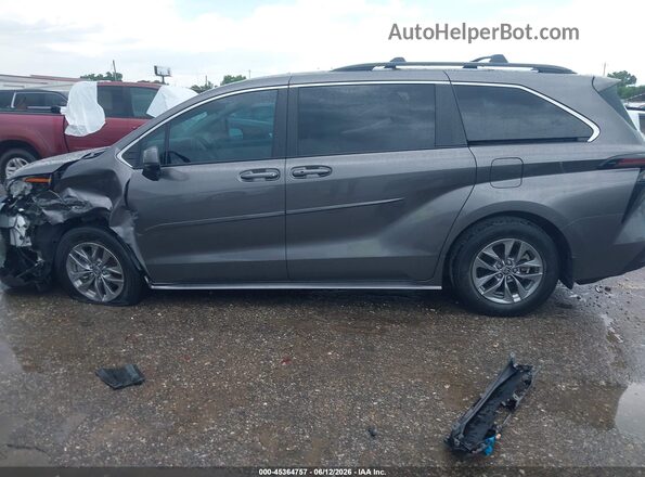 5TDKRKEC2PS179940 2023 TOYOTA SIENNA Gray სალონის 360-გრადუსიანი ხედი