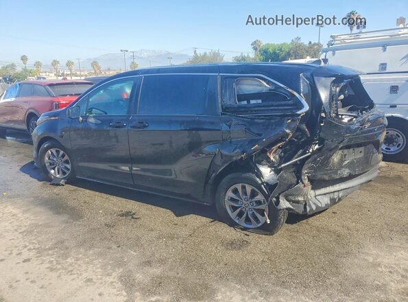 5TDKRKEC2SS240227 2025 TOYOTA SIENNA Black Հետևի ձախ