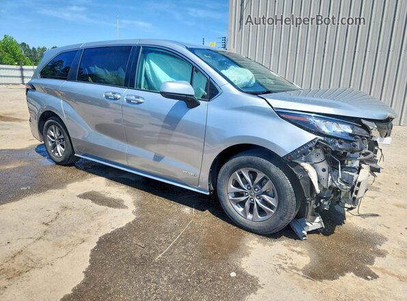 5TDKRKEC3MS028956 2021 TOYOTA SIENNA Синий Передняя правая четверть