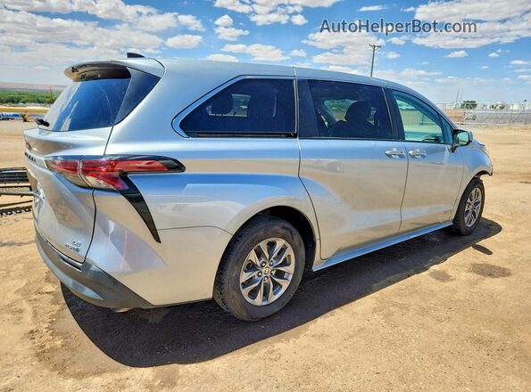 5TDKRKEC3MS043554 2021 TOYOTA SIENNA Silver Задня права чверть