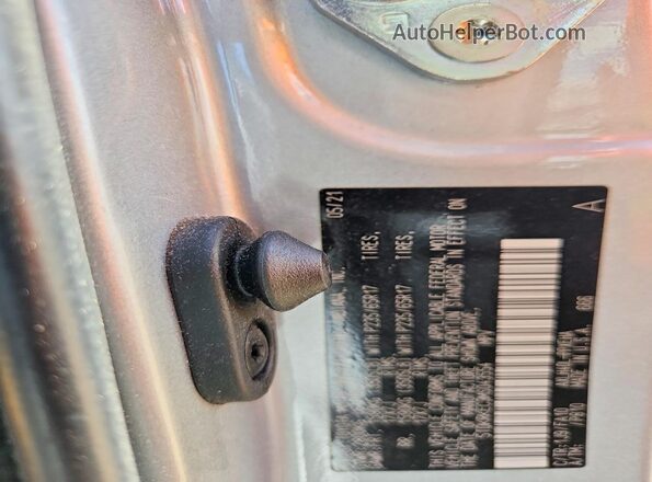 5TDKRKEC3MS043554 2021 TOYOTA SIENNA Silver Панорамний вид салону 360°