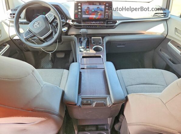 5TDKRKEC3MS043554 2021 TOYOTA SIENNA Silver Вид панелі приладів