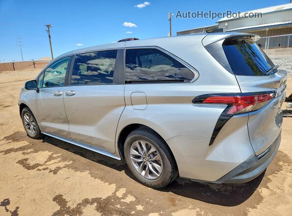 5TDKRKEC3MS043554 2021 TOYOTA SIENNA Silver Задня ліва чверть
