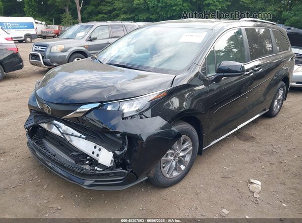 5TDKRKEC3TS322131 2026 TOYOTA SIENNA Black Vista tres cuartos delantera izquierda