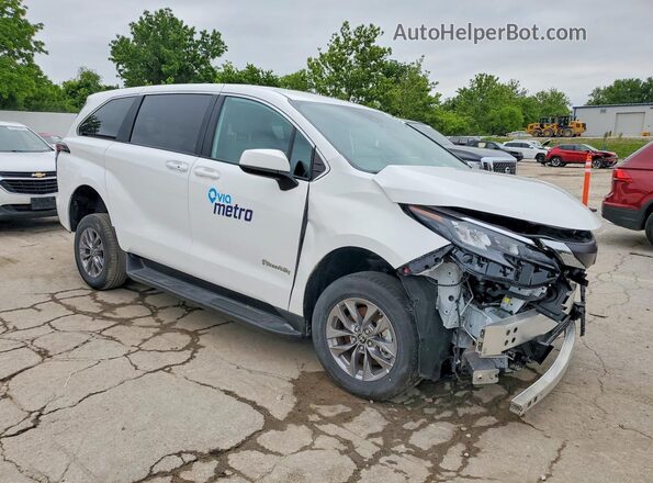 5TDKRKEC6SS256284 2025 TOYOTA SIENNA White Delantero derecho