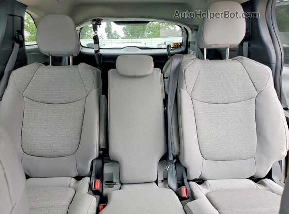 5TDKRKEC6SS256284 2025 TOYOTA SIENNA White Vista de los asientos traseros