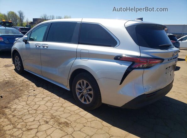 5TDKRKEC7MS047588 2021 TOYOTA SIENNA Silver Trasero izquierdo