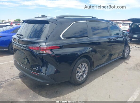 5TDKRKEC8MS037247 2021 TOYOTA SIENNA Black Հետևի աջ