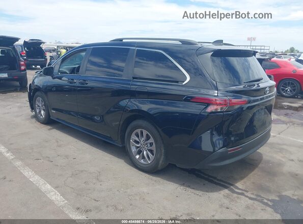 5TDKRKEC8MS037247 2021 TOYOTA SIENNA Black Հետևի ձախ