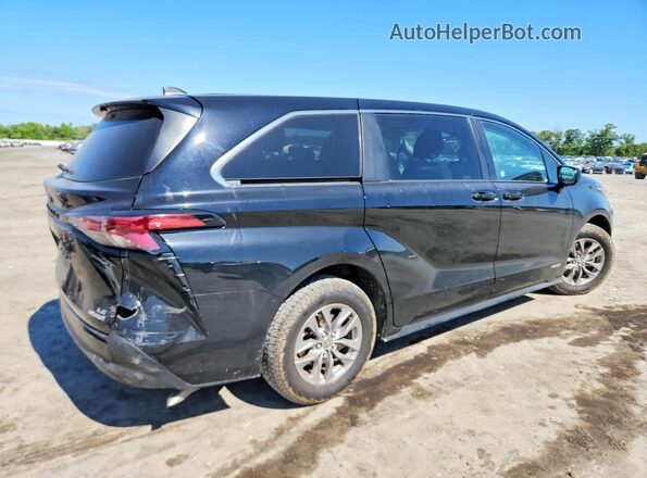 5TDKRKEC8MS044313 2021 TOYOTA SIENNA Black Rear right