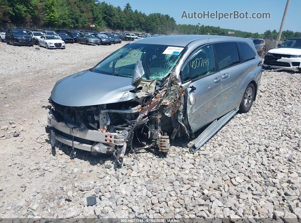 5TDKRKECXMS012351 2021 TOYOTA SIENNA Silver Առջևի ձախ երեք քառորդ տեսարան