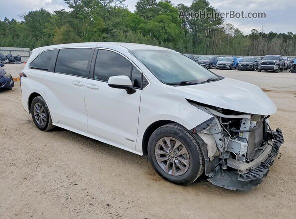 5TDKRKECXMS034785 2021 TOYOTA SIENNA White Delantero derecho