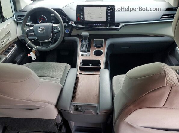 5TDKRKECXMS034785 2021 TOYOTA SIENNA White Vista del salpicadero