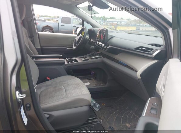 5TDKSKFC0MS008182 2021 TOYOTA SIENNA Gray Вид салону спереду