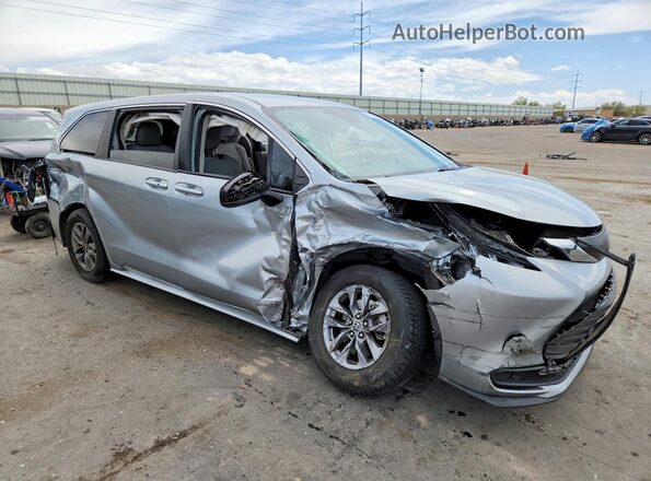 5TDKSKFC1MS003735 2021 TOYOTA SIENNA Silver Delantero derecho