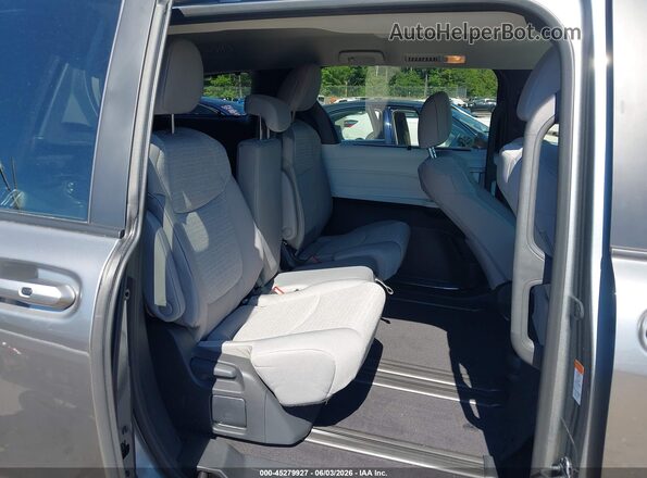 5TDKSKFC3TS247143 2026 TOYOTA SIENNA Gray Vista de la etiqueta del VIN