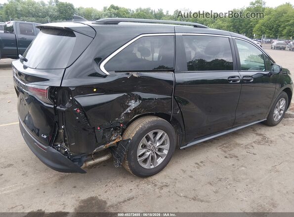 5TDKSKFC4SS210682 2025 TOYOTA SIENNA Black Դիմացի տեսք